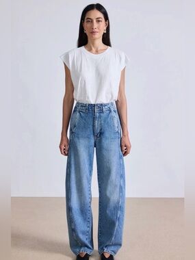 Apiece Apart Meridian Jeans Austin Wash High Rise